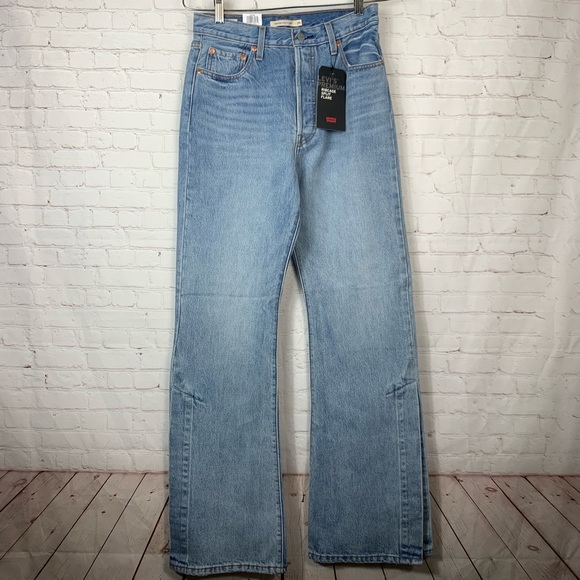 Levi's Jeans | Nwt Levis Ribcage High Rise Split Flare Jeans 29 | Poshmark